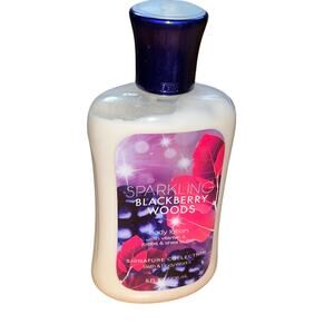 Bath and & Body Works SPARKLING BLACKBERRY WOODS Signature Lotion 8 oz. HTF RARE